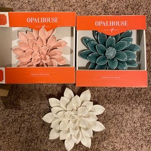 Porcelain Wall Flowers